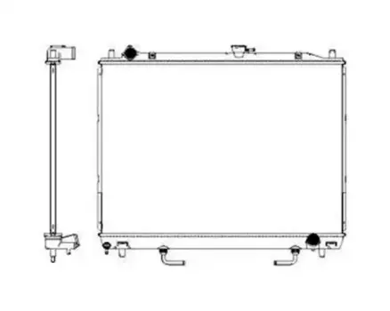 Радиатор системы охлаждения двигателя SAKURA 33211005