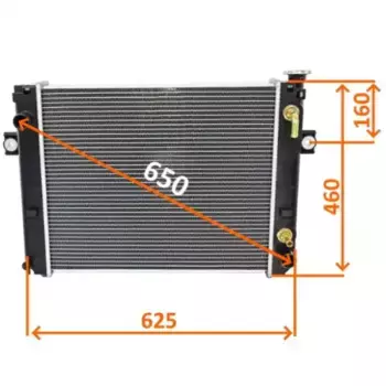 Радиатор системы охлаждения двигателя FOLANGSI 164202663071