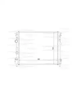 Радиатор системы охлаждения двигателя FREE-Z KK0184