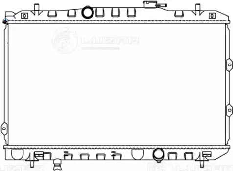 Радиатор системы охлаждения двигателя LUZAR LRC 0813