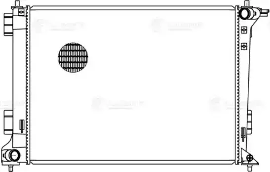 Радиатор системы охлаждения двигателя LUZAR LRC 0834