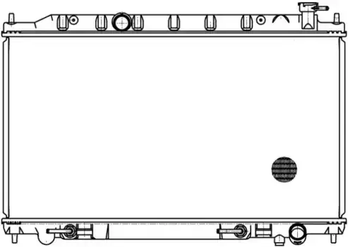 Радиатор системы охлаждения двигателя LUZAR LRC 1403