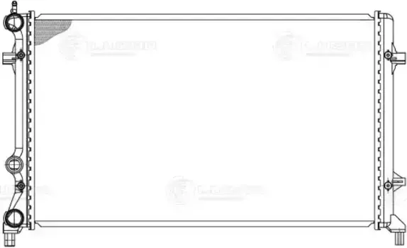 Радиатор системы охлаждения двигателя LUZAR LRC 1817