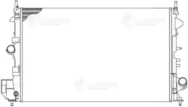 Радиатор системы охлаждения двигателя LUZAR LRC 2114