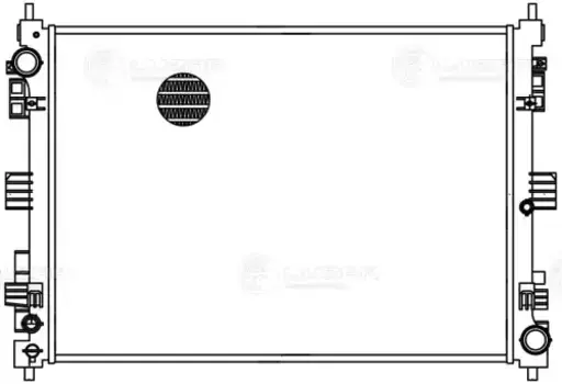 Радиатор системы охлаждения двигателя LUZAR LRC 3017