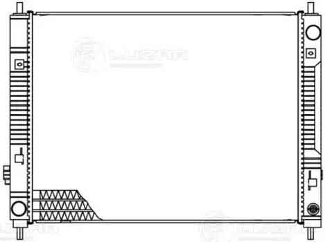 Радиатор системы охлаждения двигателя LUZAR LRC 3023