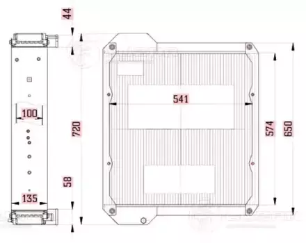 Радиатор системы охлаждения двигателя LUZAR LRC 3123