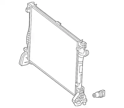 Радиатор системы охлаждения двигателя MB 447 501 00 01