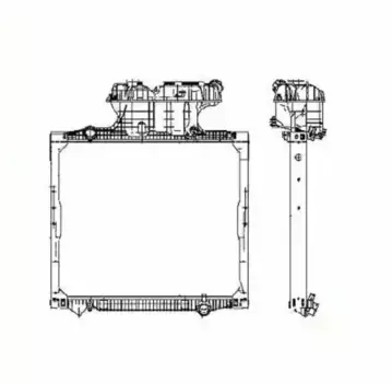 Радиатор системы охлаждения двигателя NRF 50588