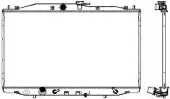 Радиатор системы охлаждения двигателя SAKURA 30711011