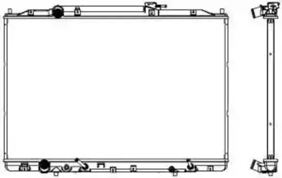 Радиатор системы охлаждения двигателя SAKURA 30718501