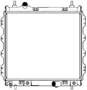 Радиатор системы охлаждения двигателя SAKURA 30911006