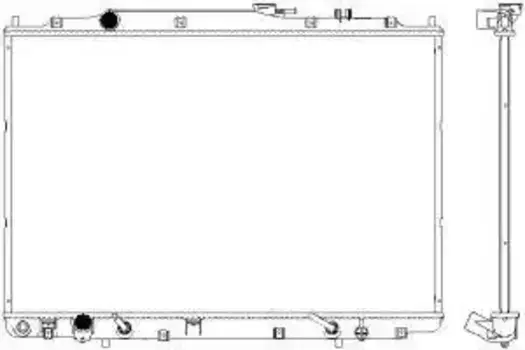 Радиатор системы охлаждения двигателя SAKURA 32111010