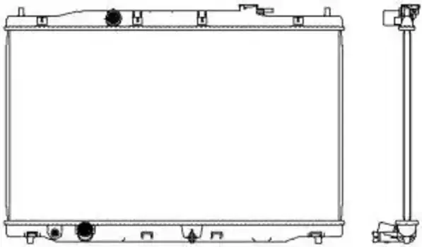 Радиатор системы охлаждения двигателя SAKURA 32118533
