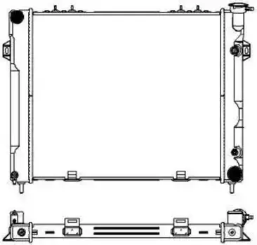 Радиатор системы охлаждения двигателя SAKURA 32311010