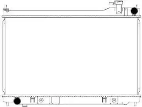 Радиатор системы охлаждения двигателя SAKURA 32511010