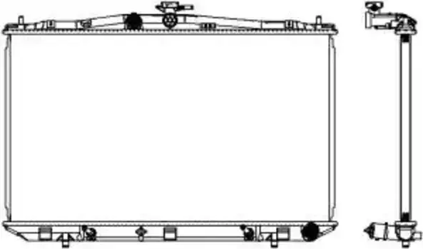 Радиатор системы охлаждения двигателя SAKURA 32718506