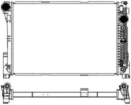 Радиатор системы охлаждения двигателя SAKURA 33118503