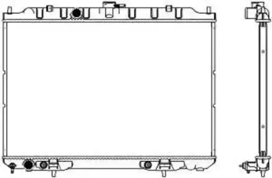 Радиатор системы охлаждения двигателя SAKURA 33411034