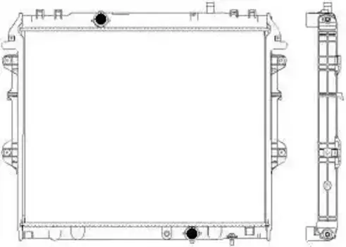 Радиатор системы охлаждения двигателя SAKURA 34611055