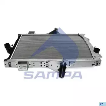 Радиатор системы охлаждения двигателя SAMPA 038.055