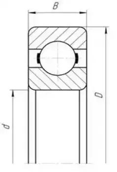 Радиатор системы охлаждения двигателя SKF 61808