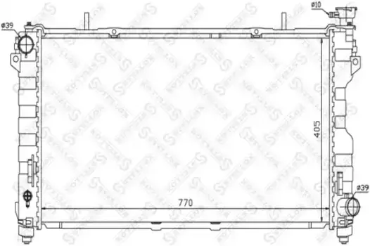 Радиатор системы охлаждения двигателя STELLOX 10-25475-SX