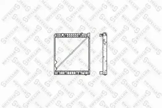 Радиатор системы охлаждения двигателя STELLOX 81-03308-SX