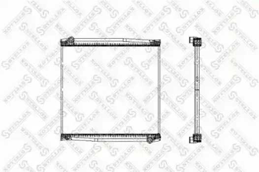 Радиатор системы охлаждения двигателя STELLOX 81-03314-SX