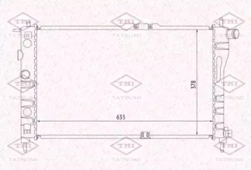 Радиатор системы охлаждения двигателя TATSUMI TGA1010
