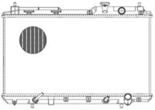 Радиатор системы охлаждения двигателя LUZAR LRC 2317