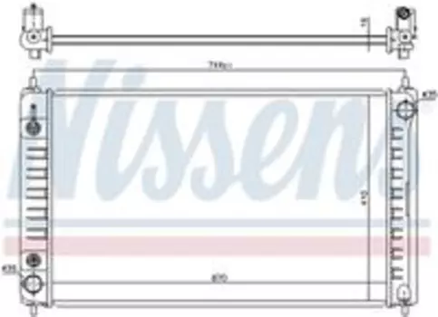 радиатор системы охлаждения!\ Nissan Teana 2.5/3.5i 08>
