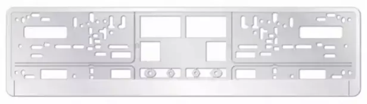 рамка под номерной знак! белая\ A78563S AVS