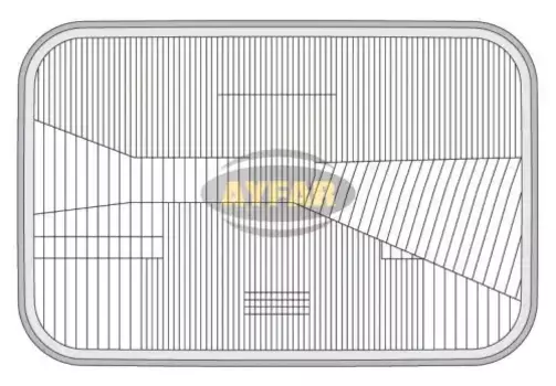 Стекло фары AYFAR C11523