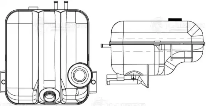 Расширительный бачок LUZAR LET1014