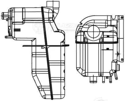 Расширительный бачок LUZAR LET2810