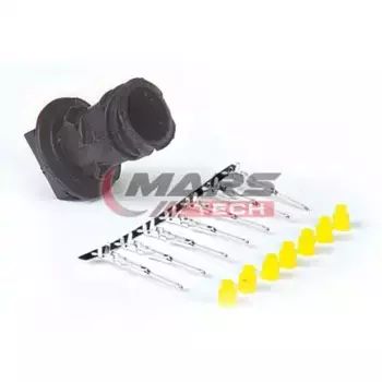 разъем электрический! 7-pin SCHLEMMER 180град для фонарей \ Universal M680044 MARS TECH