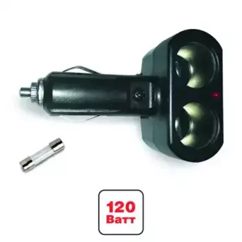 разветвитель прикуривателя! 12/24V, на 2 выхода\ 43225 AVS