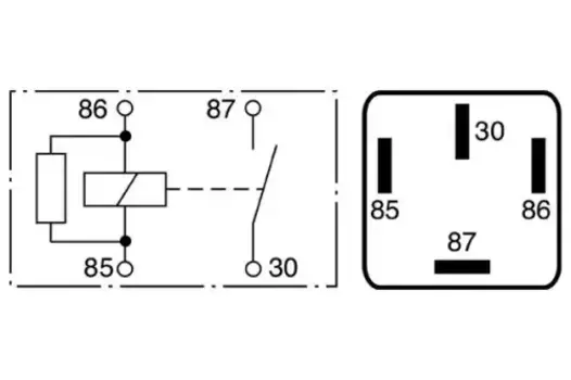 реле! 12V 70A\ Audi, VW, Skoda 0 986 332 002 BOSCH