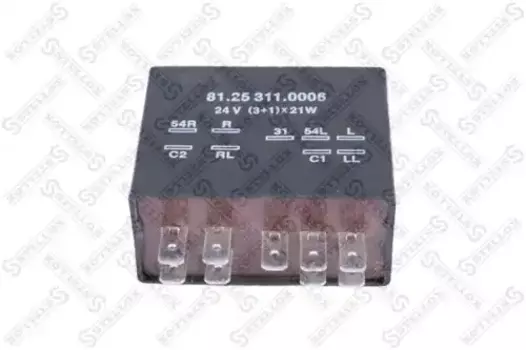 реле поворотов !9 контактов, 24V (3+1)x21W\ MAN F2000 88-05810-SX STELLOX