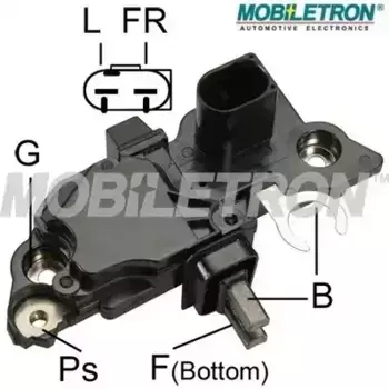реле-регулятор! Bosch 14.3V\ Audi A6 4.2 02-05, Mini Cooper/One 1.6 01> VR-B247 MOBILETRON
