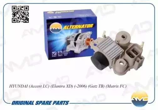 реле-регулятор!\ Hyundai Verna/Elantra/Avante, Kia Cerato 04> AMD.EL354 AMD