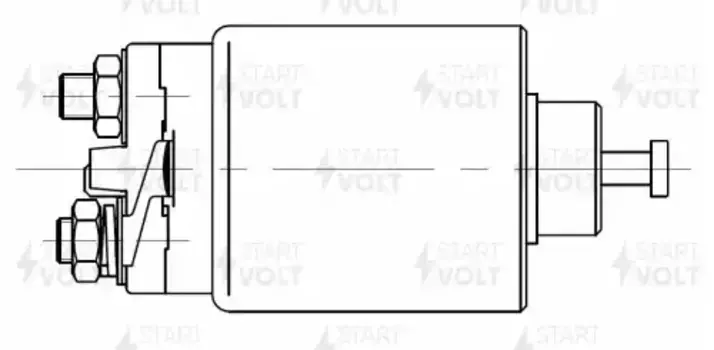 реле втягивающее! 12V D51\ Alfa Romeo 147/159 1.9JTDM 02> VSR 0304 СТАРТВОЛЬТ