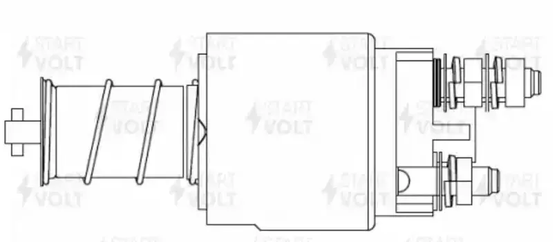 реле втягивающее стартера! н/о\ Lada 2101-1119/2121-21214/2123 VSR 0110 СТАРТВОЛЬТ