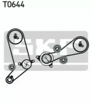 рем.к-кт ГРМ!\ VW Transporter 2.5TDi 90-03 VKMA01270 SKF