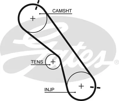 ремень ГРМ!\ Toyota Hi-Lux Surf/Land Cruiser Prado 3.0D 1KD-FTV 00>