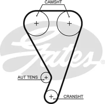 ремень ГРМ!\ Toyota Mark II/Crown 2.5 1JZ-GE 90-02
