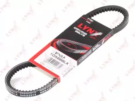 Ремень клиновой 10 мм 1 ручьев LYNXAUTO 10X666LX
