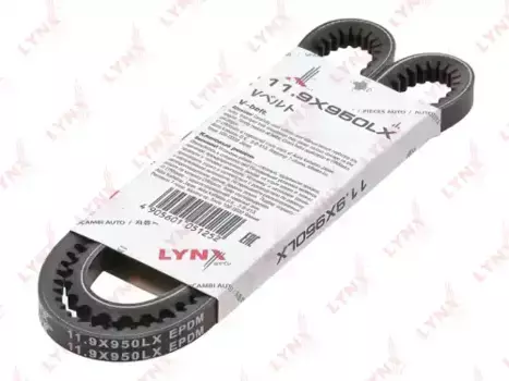 Ремень клиновой 11.9 мм 1 ручьев LYNXAUTO 11.9X950LX