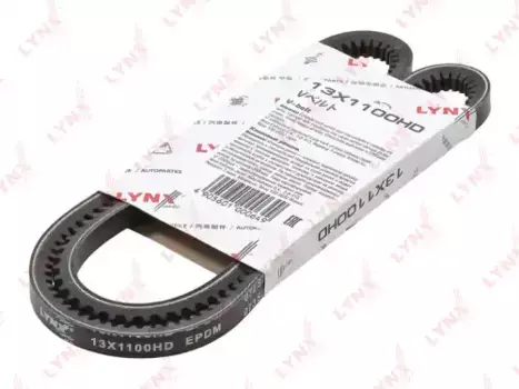 Ремень клиновой 13 мм 1 ручьев LYNXAUTO 13X1100HD